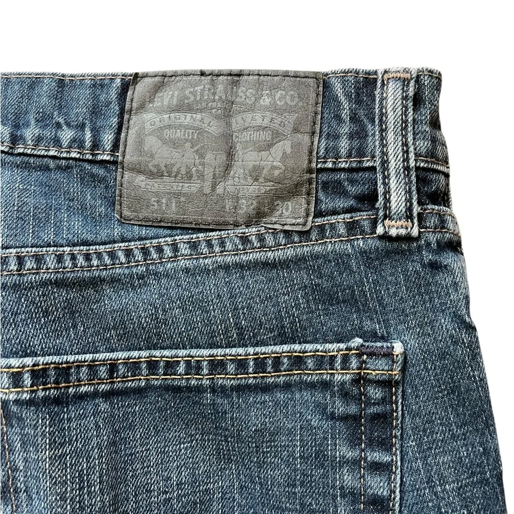 Levi’s men’s size 32 x 30 Levi’s 511 Classic Blue Denim Jeans